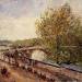 The Pont Royal - Grey Weather, Afternoon, Spring